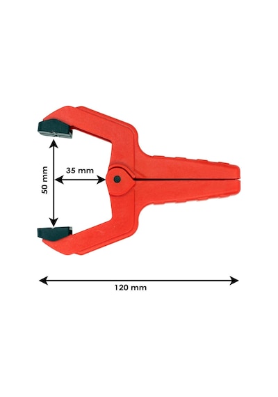 Rox 0148 Yaylı Mandal Tip Kıskaç Işkence 50 Mm 2 Li