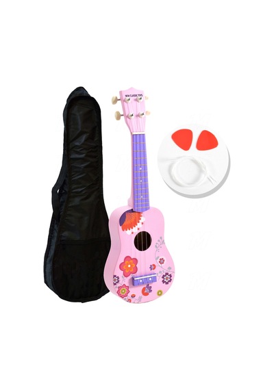 Manuel Raymond Ka225pnk Soprano Ukulele Seti Pembe Yeni Başlayanlar İçin Tam Set