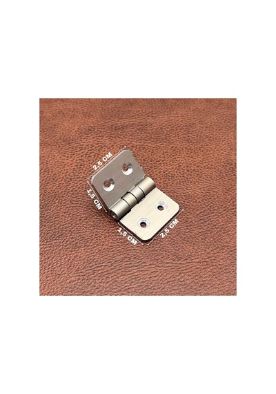 Star Oval Köşeli Alüminyum Yaprak Menteşe 2,5x1,5 Cm 4 Adet