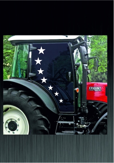 Traktör Yıldız Set Erkunt-tümosan-hattat-case Kabin Sticker