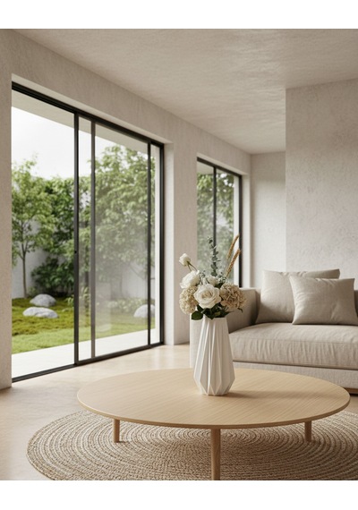 Elana Design Tria Vazo - Modern Tasarımlı Şık Çiçek Vazosu Beyaz