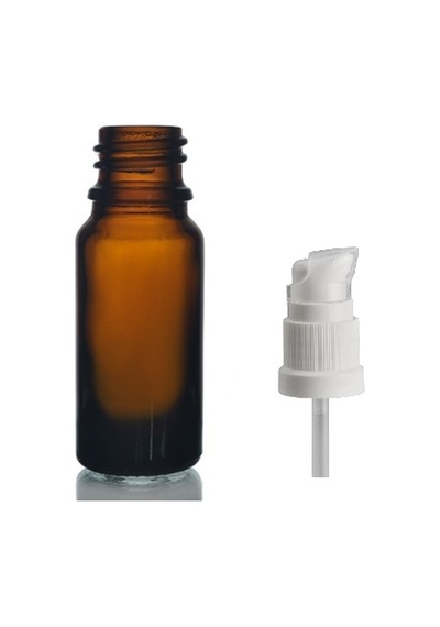 20ml Kahverengi Cam Serum Pompalı Şişe, 24 Adet, Pompalı Şişe, Medikal Şişe, Cam Şişe,