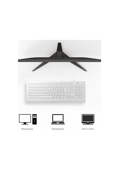 Lecoo KB103 USB Kablolu Türkçe Q Klavye