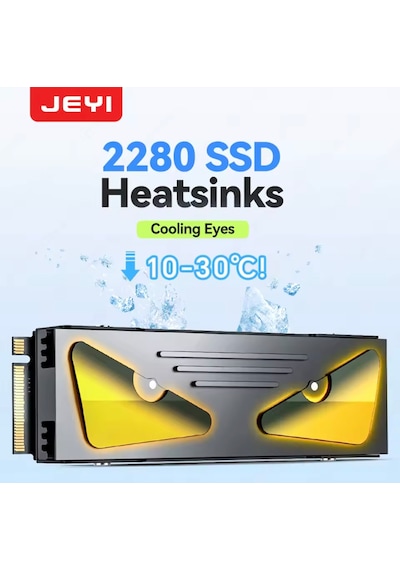 Jeyı M.2 2280 Ssd Soğutucu Pc/ps5/pcıe M.2 Yuvalı M2 Nvme Alüminy