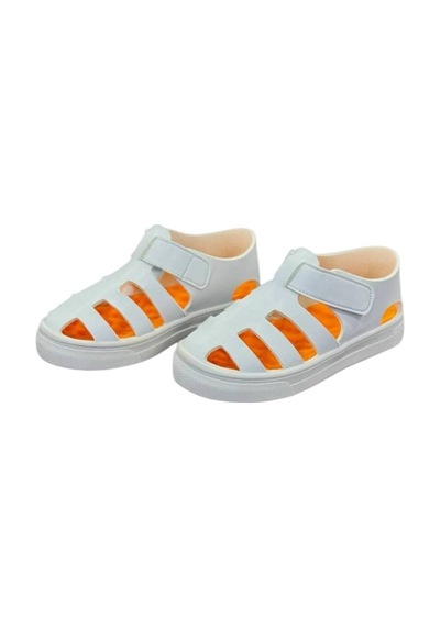 Minipa Ortopedik Ped Tabanlı Unisex Çocuk Sandalet Beyaz