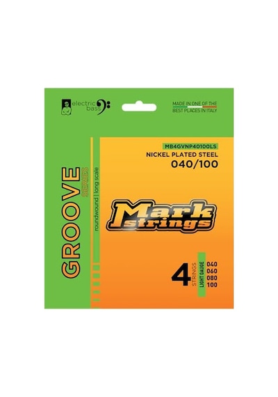 Groove Nickel Plated Steel 40-100 Bas Teli