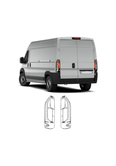 Peugeot Boxer Uyumlu 2015 Ve Üzeri Stop Çerçevesi 2 Parça Abs Krom Kaplama