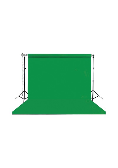 Hs Stüdyo Teknik 270x580cm Yeşil Taşınabilir Kumaş Fon Perdesi