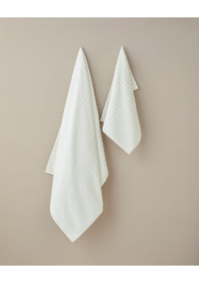 English Home Softline Pamuk Banyo Havlusu 90x150 Cm Beyaz