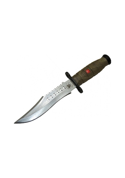 Halmak 1522 Haki Komando Bıçağı 30cm - Tırtıklı Sırt, Kılıflı Diğer