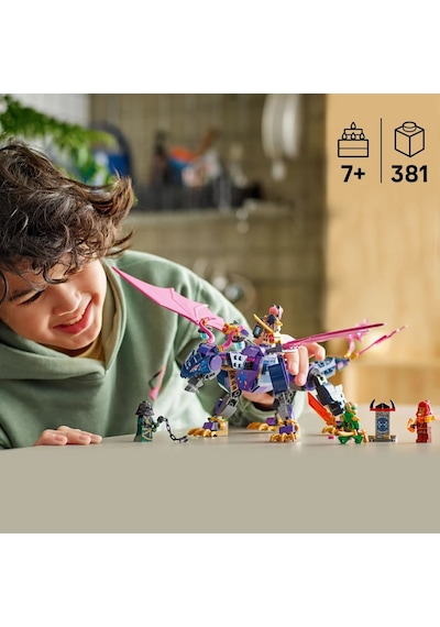 LEGO® NINJAGO® Usta Ejderha Rontu 71842 - 7 Yaş ve Üzeri Çocuklar için 4 Minifigür İçeren Yaratıcı Oyuncak Yapım Seti (381 Parça)