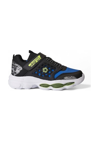 019 Çocuk Rahat Sneaker Siyah/saks Mavi