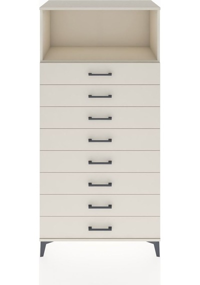 Hyperion Dolap Tek Raflı 8 Çekmeceli 88x44x182 Aytaşı-aytaşı Aytaşı