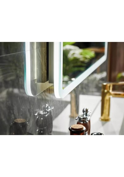Led Işıklı Dikdörtgen Banyo Aynası -buğu Önleyici, 3 Farklı Renk Seçeneğiyle Ayarlanabilir Parlaklık Diğer