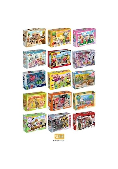 Ricky Zoom 100 Parça 34x24cm Çocuk Puzzle Yapboz Serisi