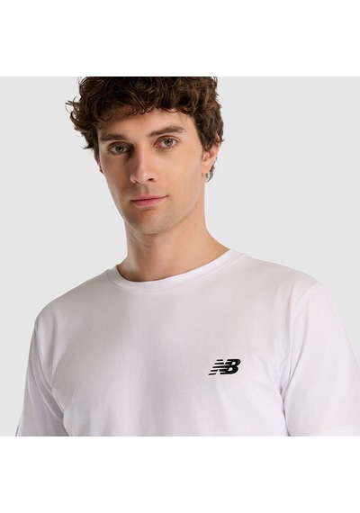 New Balance Erkek T-shirt Mnt1537-wt Beyaz