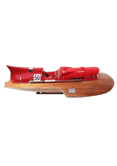 Ferrari Hydroplane Sürat Teknesi Model Yat Gemi 90cm