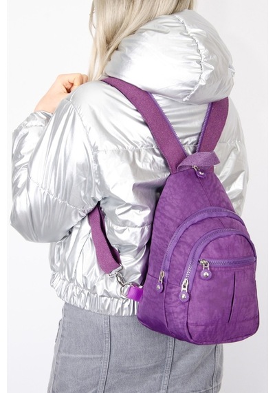 Bizoon Np2055 Krinkl Kumaş Sırt Ve Body Bag Kadın Çanta