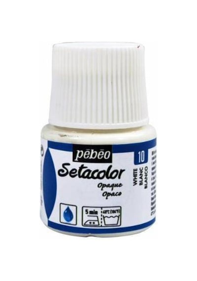 Pebeo Setacolor Opak Kumaş Boyası 10 Titanium  White