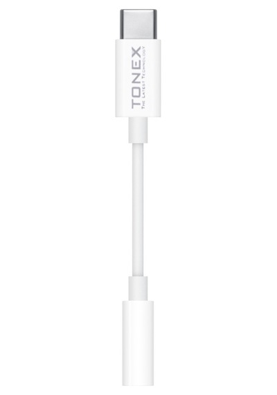 Tonex AX-03 Type-C to 3.5mm Kulaklık Dönüştürücü Kablo Beyaz