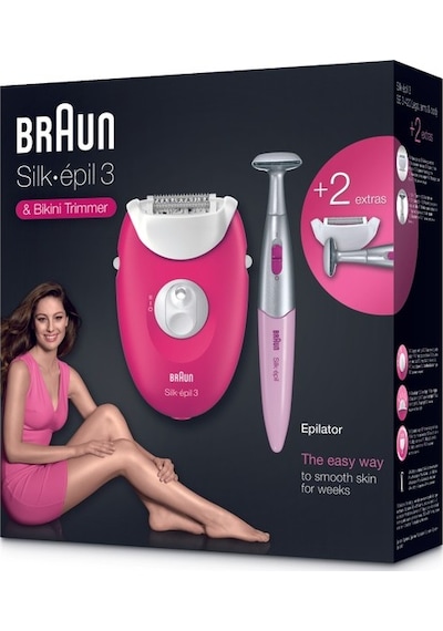 Braun Silk-Epil 3 3420 + Bikini Trimmer Epilatör