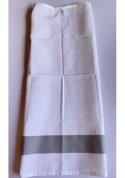 6 Adet Waffle Desen Beyaz Kurulama Bezi 45x65 CM Pamuk