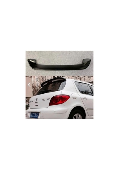 Peugeot 307 Hb Uyumlu Plastik Parlak Siyah Spoyler