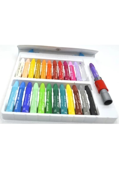 Pensan Kidz 24 Renk Çantalı Pastel Boya Çok Renkli