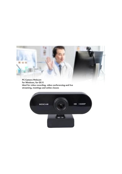 Webcam Orjınal Hd 1080p Konferans Kamera Dahili Mikrofon Görüntülü Sohbet Yayın Kamerası Hd Video