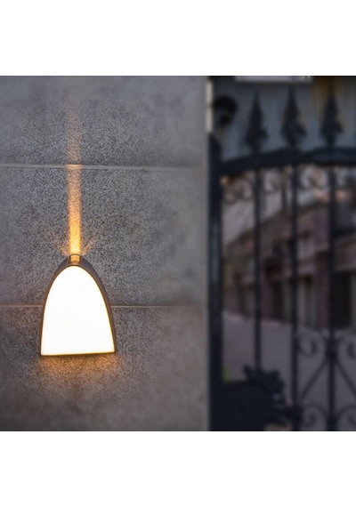 Elektrikle Çalışır, 24 Watt, 3000 Kelvin, Ip65 İç Ve Dış Mekan Led Aplik, Led Bahçe Duvar Armatürü Gün Işığı - Sarı