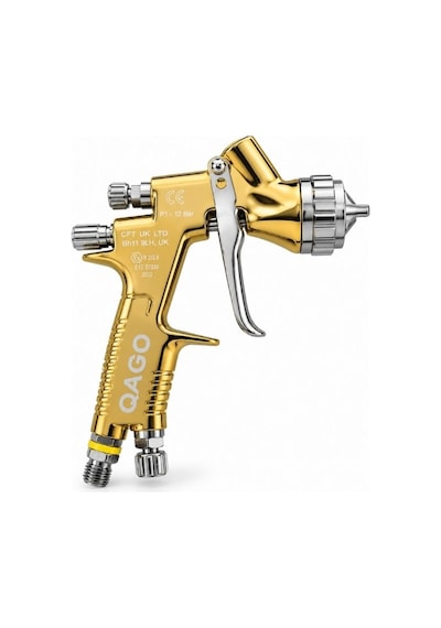Qago Gti Pro Te20 Havalı Boya Tabancası 1.3mm Üstten Depolu 600ml Gold