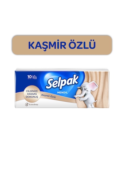 Selpak Kaşmir Özlü Mendil 100'lü 10 10