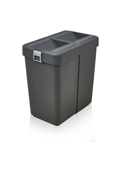 Motekk Comfort Geri Dönüşüm Çöp Kovası - Antrasit - 50 Lt