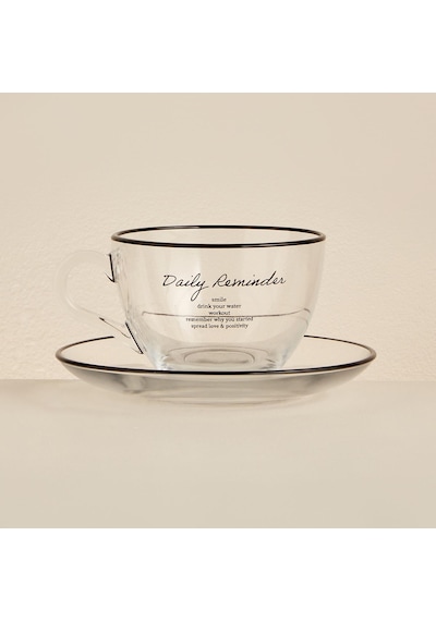 Bella Maison Daily Reminder 2'li Çay Fincan Seti 240 CC Siyah