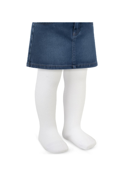 Civil Baby Düz 6- Bebek Kız Külotlu Çorap - Ekru
