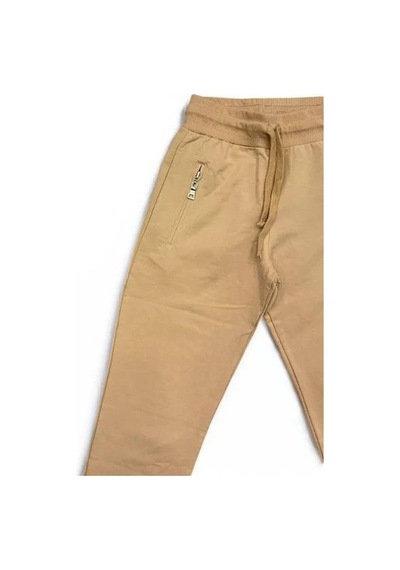 Cuties Çocuk Beli Paçası Lastikli Eşofman Alt-14846 Bej