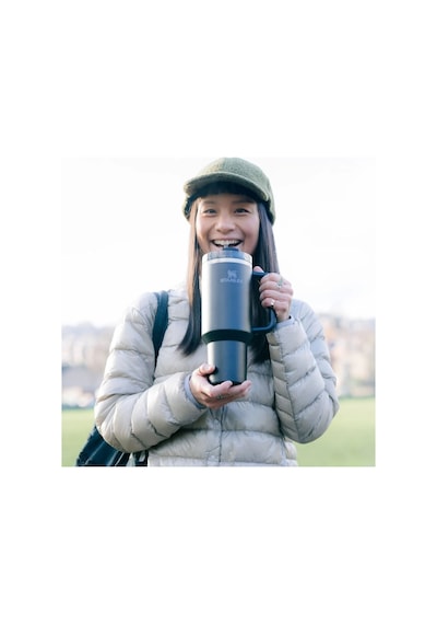Stanley The Quencher Flowstate Tumbler Pipetli Termos Bardak 1,18l Siyah