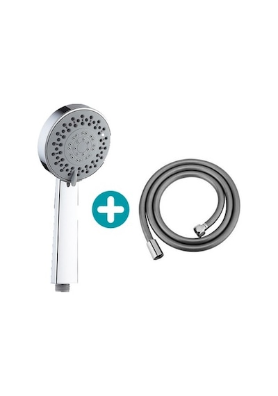 El Duş Başlığı Ve Pvc Hortum İle Modern Banyo 6998