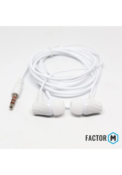 Lexroo Factor M Fm 03 Kulakiçi Mikrofonlu Kablolu Kulaklık Beyaz Fm Fm03kb "kablolu Kulaklık"