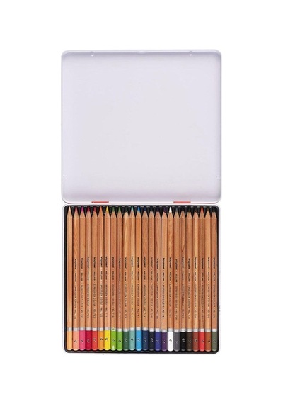 Bruynzeel Expression Series Kuru Boya Kalem Seti 24lü Karışık