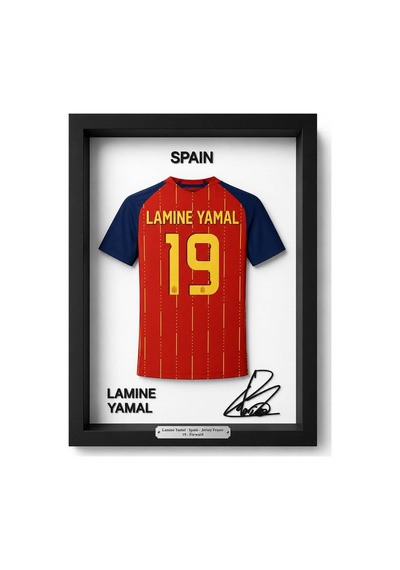 Lamine Yamal Yazılı İmzalı Çerçeve Forma Masa Üstü Tablo Fotoğraflık Hediyelik Çok Renkli - 934695405 Çok Renkli Lamine Yamal Yazılı İmzalı Çerçeve Forma Masa Üstü Tablo Fotoğraflık Hediyelik Çok Renkli - 934695405 Çok Renkli