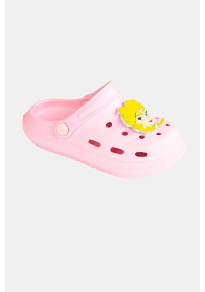 Frozen Elsa Kız Çocuk Pembe Kaymaz Taban Terlik Sandalet 001