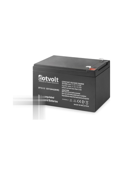 Büro Ev Ofis Cihazları İçin 12v 12ah Kuru Tip Akü