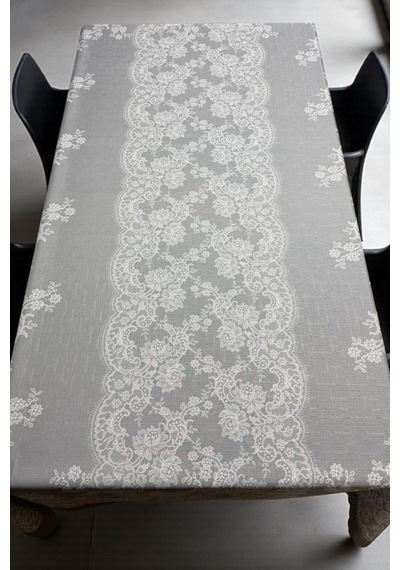 Zaraf Dertsiz Masa Örtüsü 140x180 Cm Gri