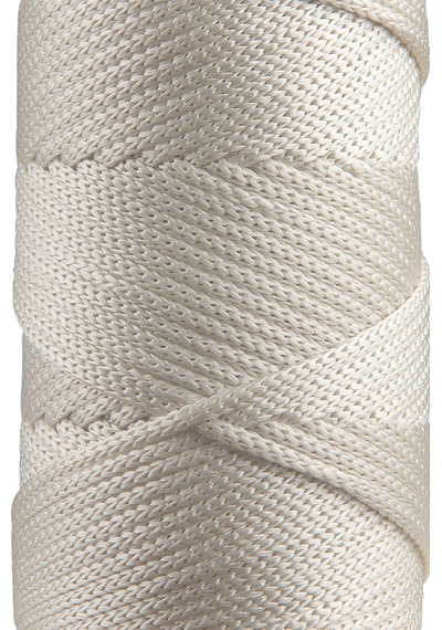 5 Mm - 400 Gr Polyester Makrome Ipi Ekru 95 M Polyester Makrome Ip Supla Ip Ve Çanta Ipliği