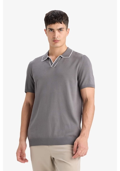 DeFacto Modern Fit Polo Yaka Kısa Kollu Triko Tişört C4984AX25SMGR431