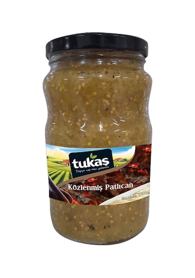 Tukaş Köz Patlıcan 1,5 Kg Pratik Kullanıma Hazır Közlenmiş Patlıcan 2'li Ekonomik Paket - 2 Ade Tarı