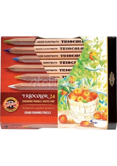 Koh-i-noor Tricolor Grand Drawing Pencils 24lü Kuru Boya Seti (31