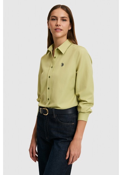 U.s. Polo Assn. Kadın Çağla Gömlek Basic 50324791-vr016 Cagla