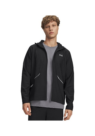 Under Armour Ua Unstoppable Woven Jacket Erkek Günlük Ceket 6014621-002 Siyah Siyah